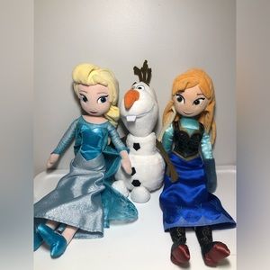Disney Frozen Plush Dolls - Frozen 2 - Elsa And Anna Plush Doll- Set 20”- Olaf